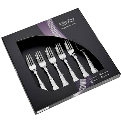 Arthur Price Kings Box Of 6 Pastry Forks