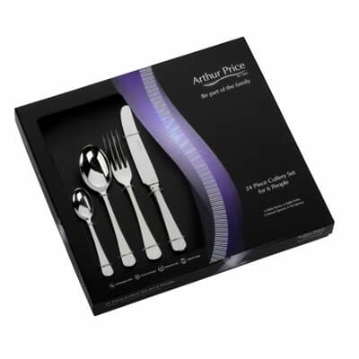 Arthur Price Rattail 24 Piece Boxed Set