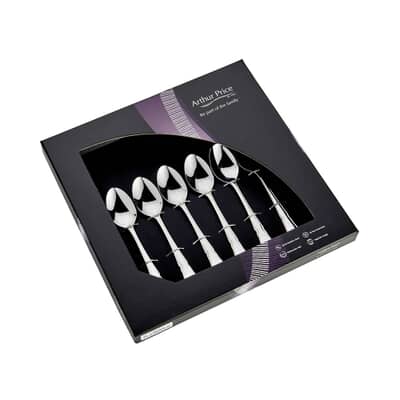 Arthur Price Dubarry Box Of 6 Tea Spoons