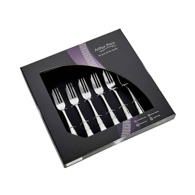 Arthur Price Dubarry Box Of 6 Pastry Forks