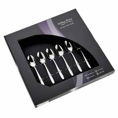 Arthur Price Cutlery Willow Set Of 6 Coffee Spoons