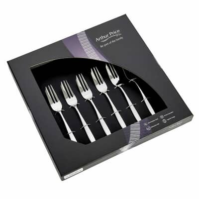 Arthur Price Cutlery Willow Set Of 6 Pastry Forks