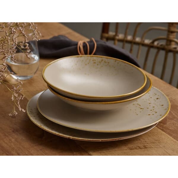 Villeroy And Boch Vivo Stoneware Brown Dinner Plate Set Of 4