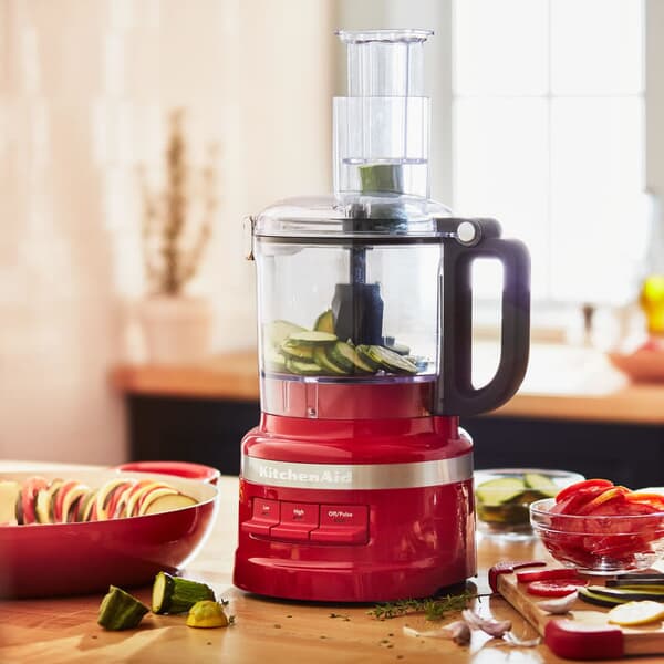 KitchenAid 1.7L Food Processor Empire Red - (5KFP0719BER) - eCookshop