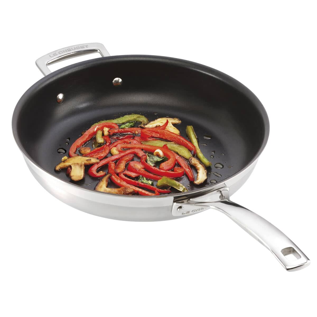 Le Creuset 3 Ply Stainless Steel 30cm Non Stick Frying Pan (961003300