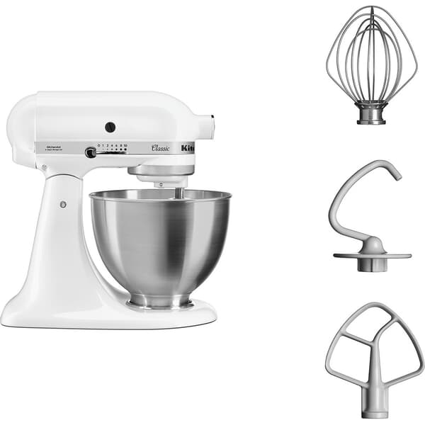 KitchenAid Classic Mixer White (K45SS)
