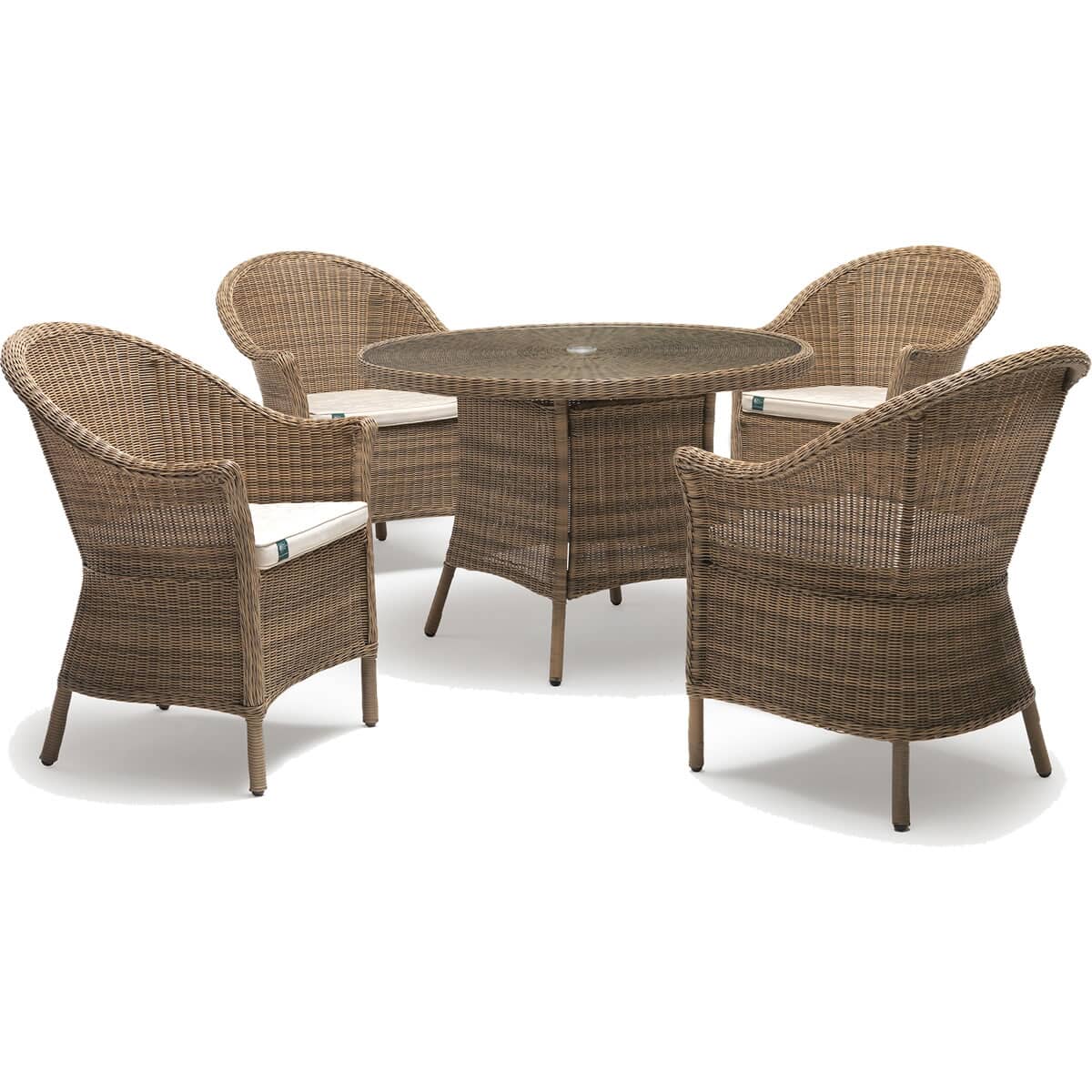 Kettler RHS Harlow Carr 4 Seat Dining Set (0797313SETRHS4) Garden