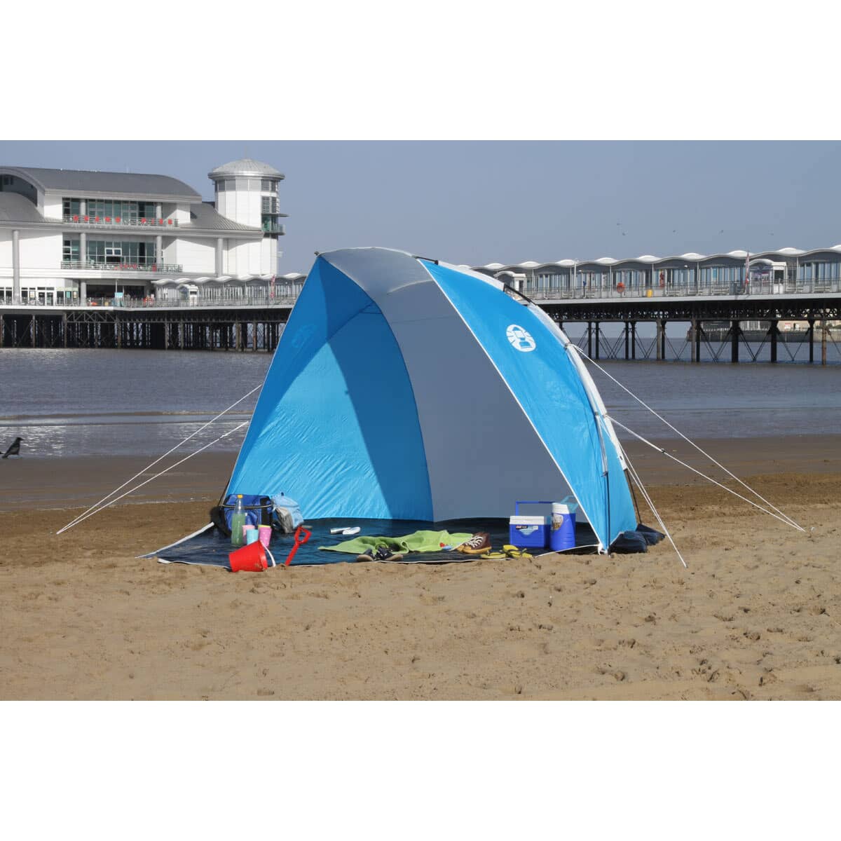 Coleman Sundome 2 Person Beach Shelter Blue - (2000014400