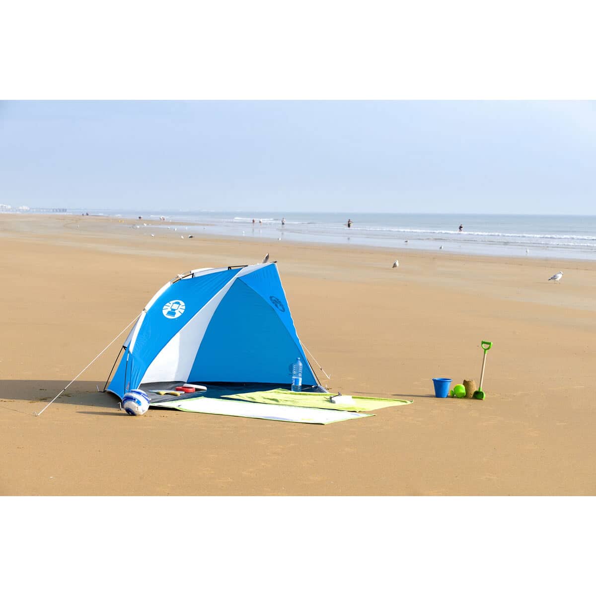 Coleman Instant Sundome Beach Shelter - Blue Garden | Zavvi