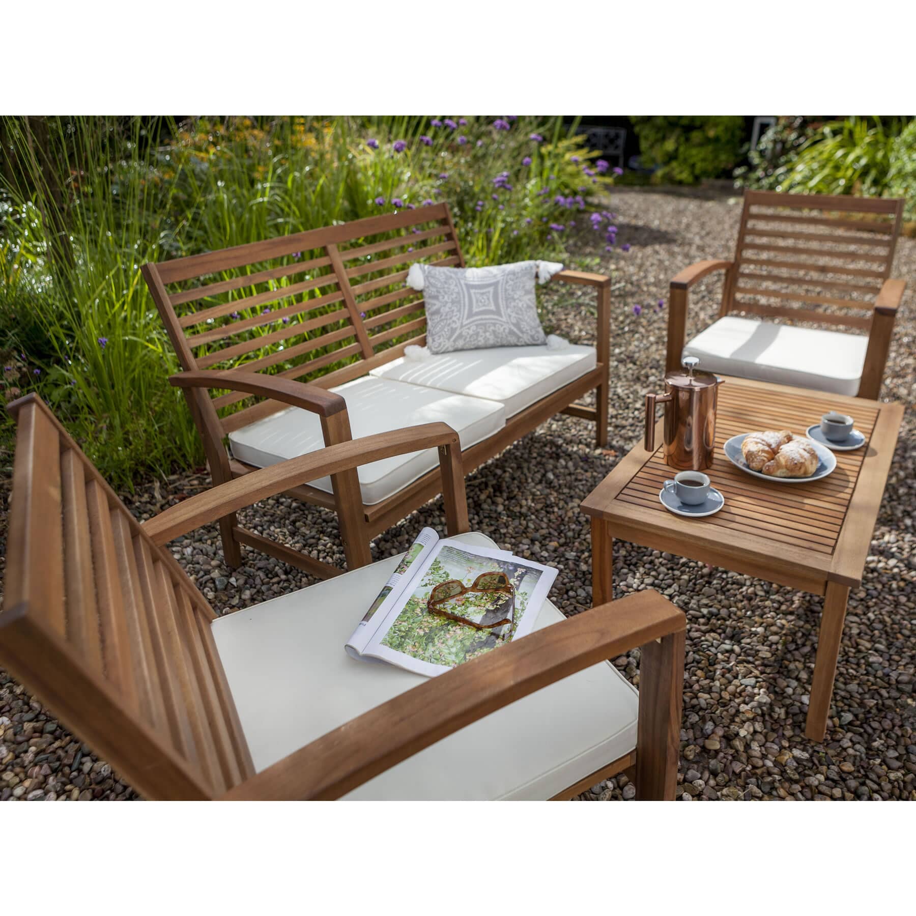 Hartman Acacia Coffee Set (23210036) Garden Furniture World