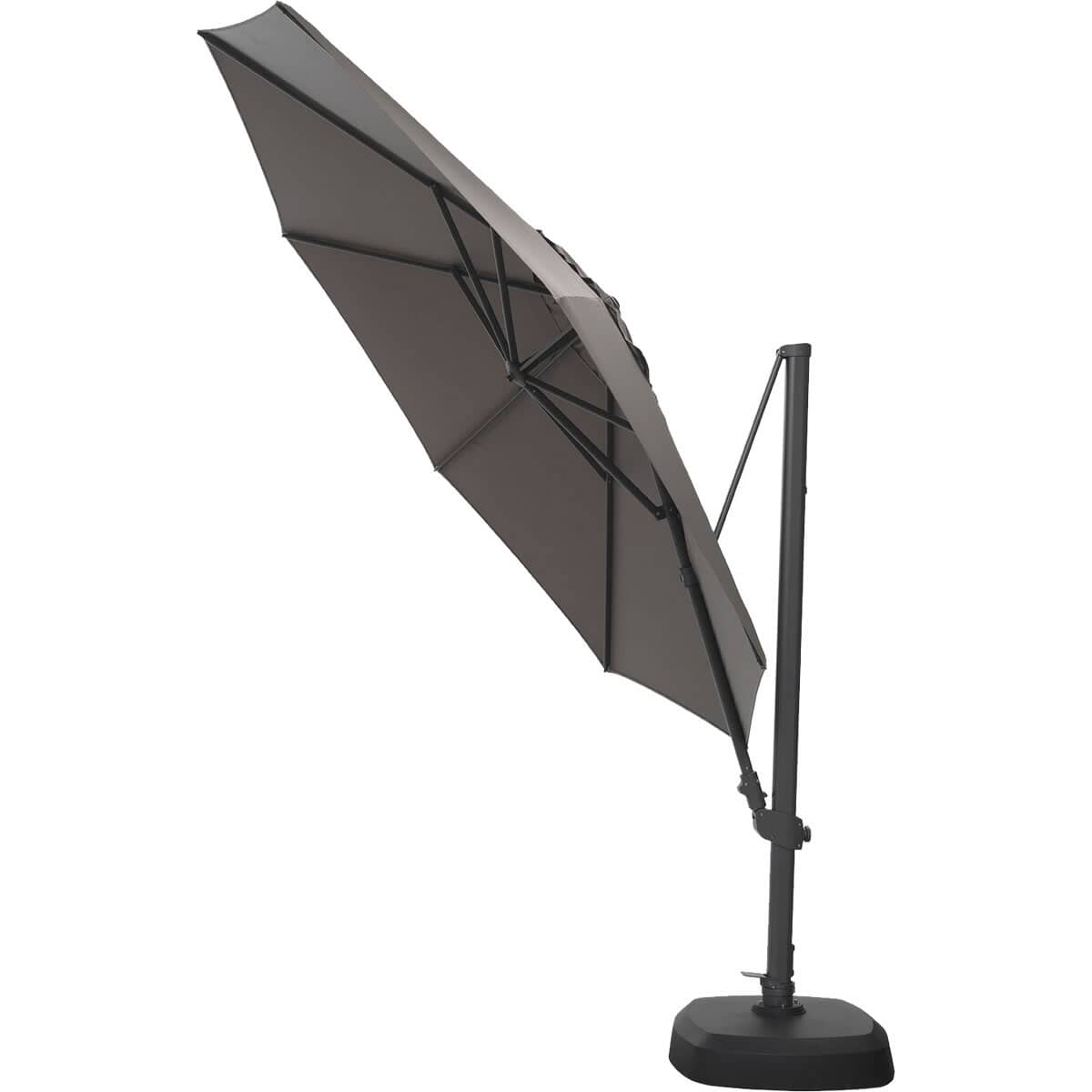 Kettler 3.5m Free Arm Parasol inc LED Lights Taupe (AG25R359E7