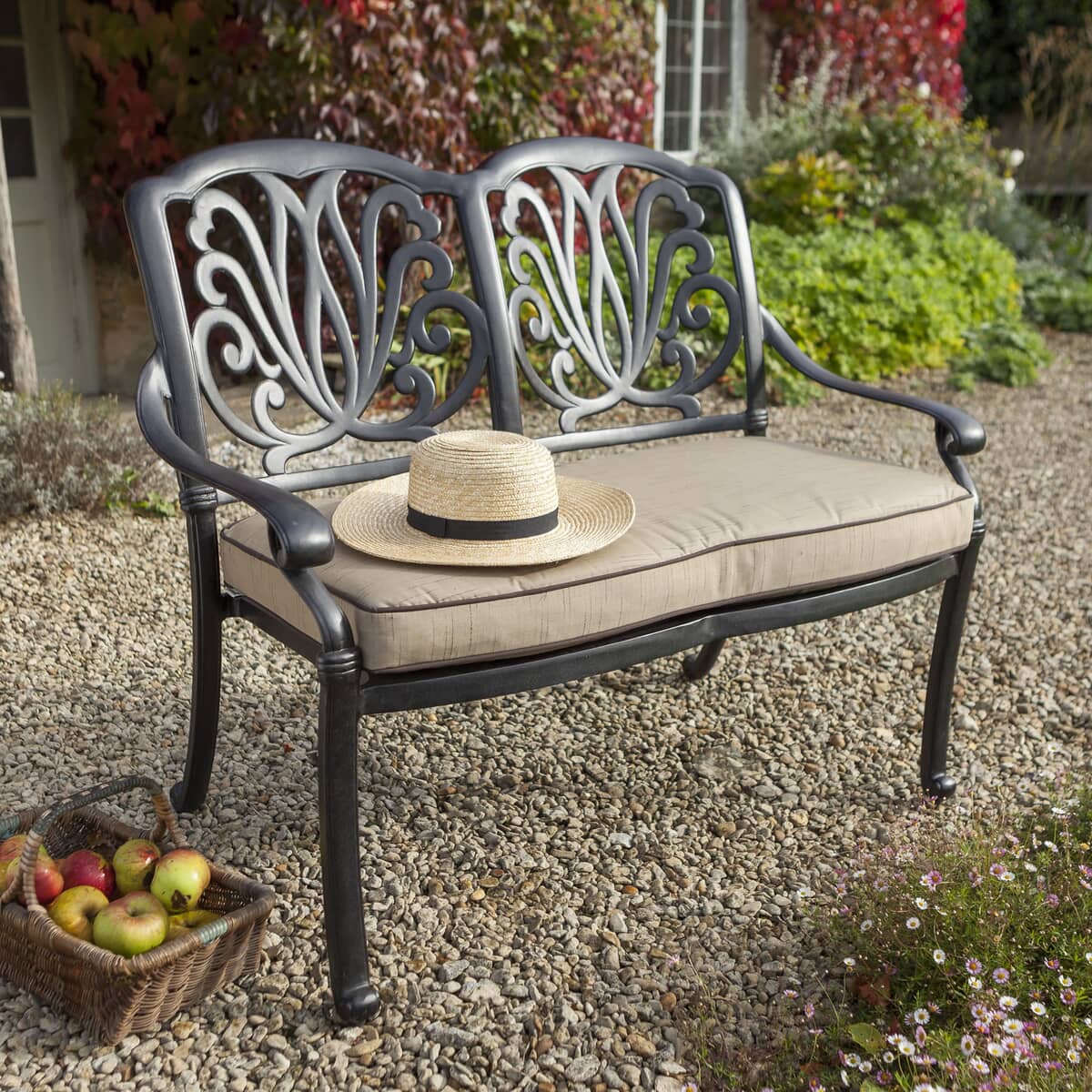 Hartman Amalfi Bench Weather Ready Cushion Bronze/Fawn - (AMASET18BF07 ...