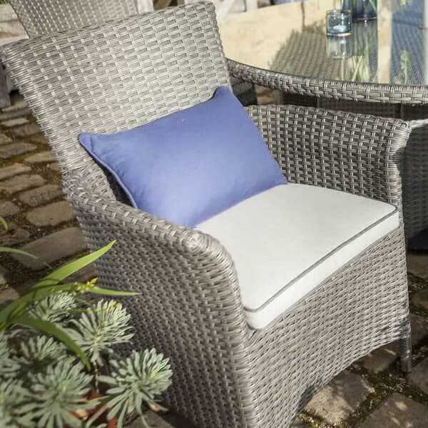 Hartman Appleton 8 Seat Round Set with Lazy Susan Weatherready Cushions