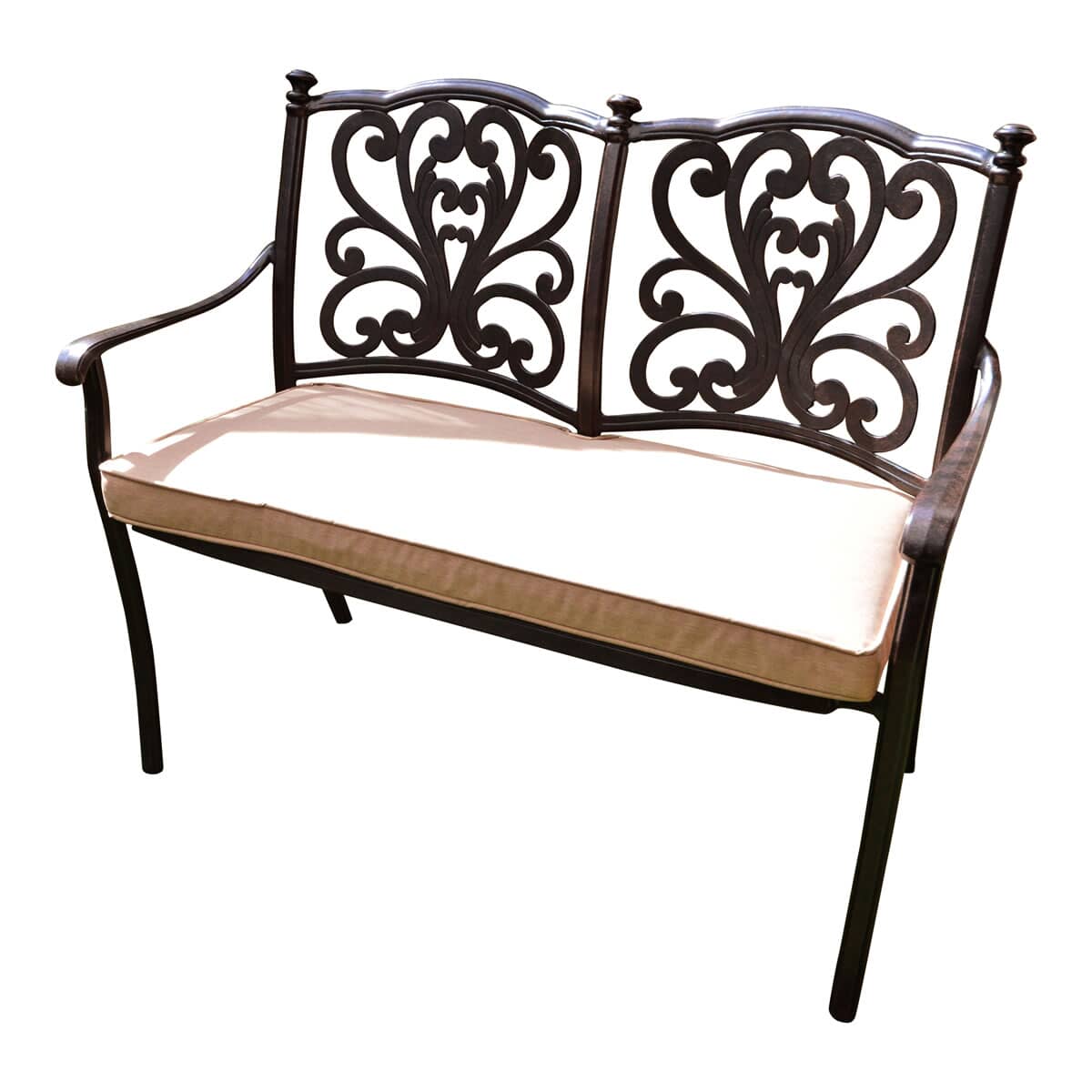 LG Outdoor Devon Bench With Cushion