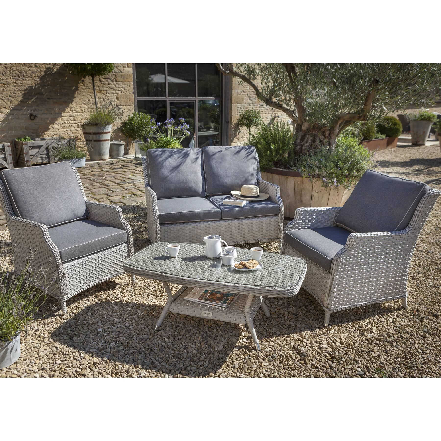 Hartman Hartford 2 Seat Sofa Lounge Set Weatherready ...