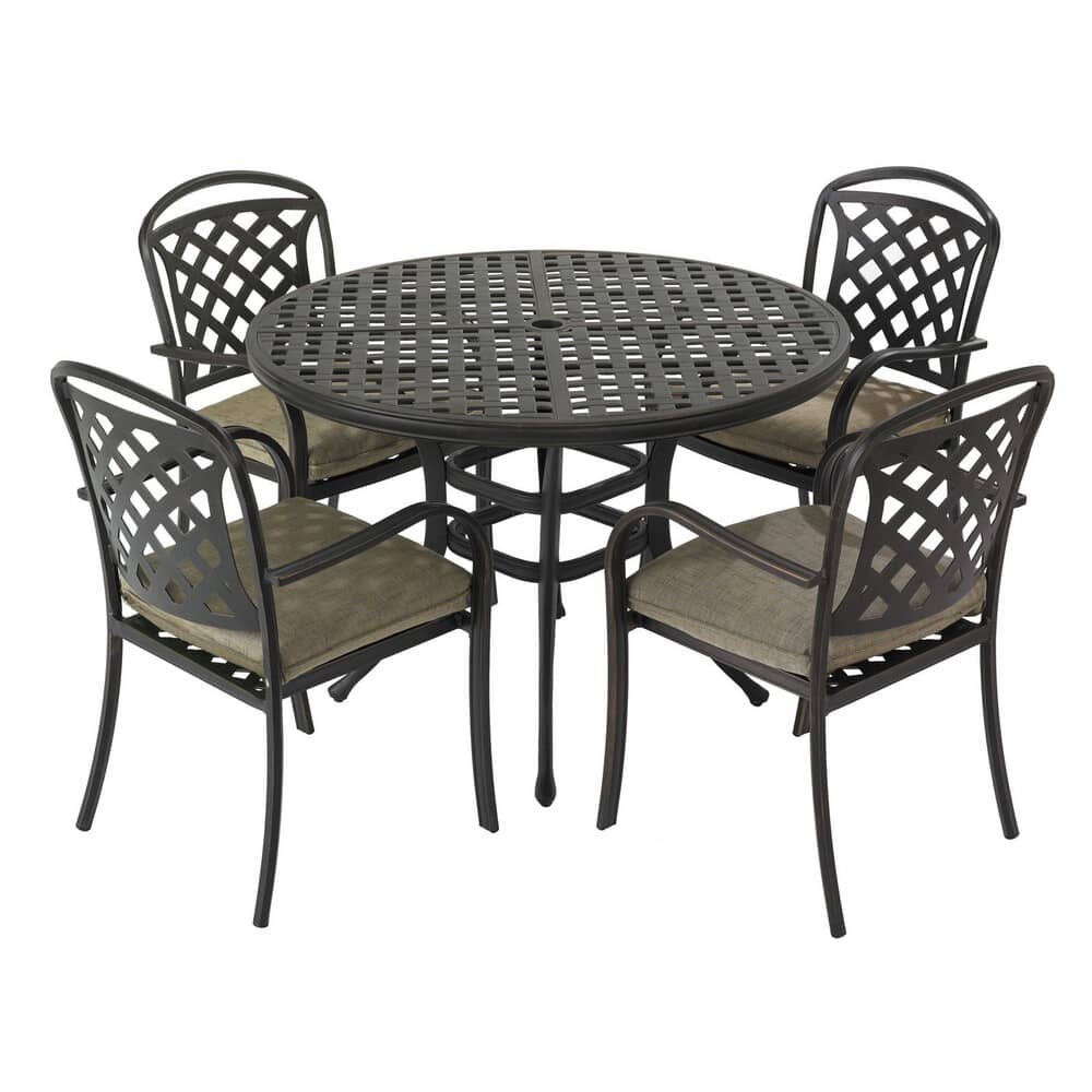 Hartman Berkeley Cast Round 4 Seat Set (HBERKSET01) Garden