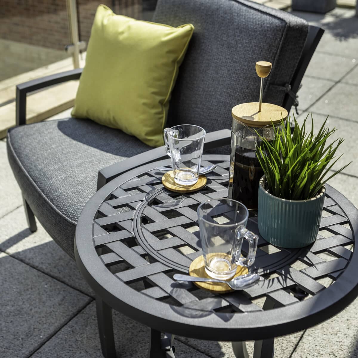 Hartman Rosario Companion Set with Ice Bucket (HMROSSET1) Garden