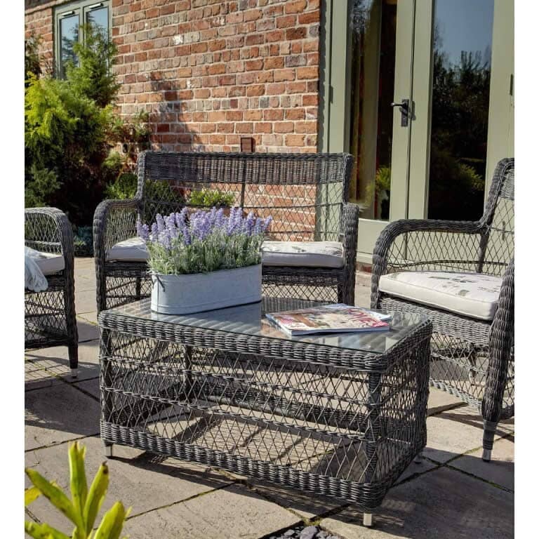 Hartman Raffles Lounge Set Natural Green (HRSET04) Garden Furniture