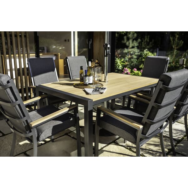 Hartman Singapore 6 Seat Rectangular Set (HSINGSET1) Garden