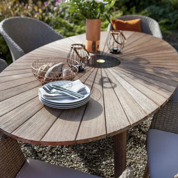 Hartman Sunburst 6 Seat Elliptical Set HSUNBUR02 Garden Furniture 