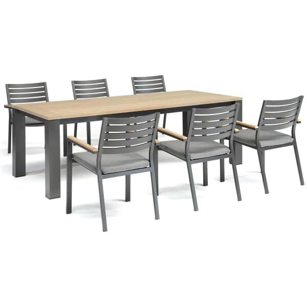 Kettler Elba 6 Chair Dining Set (KELBSET02) Garden Furniture World