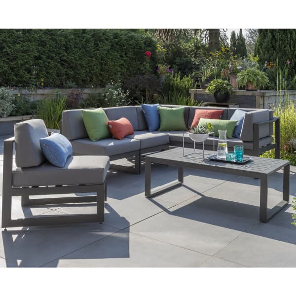 Kettler Menos Versa Corner Lounge Set (MNGFV1270200) Garden