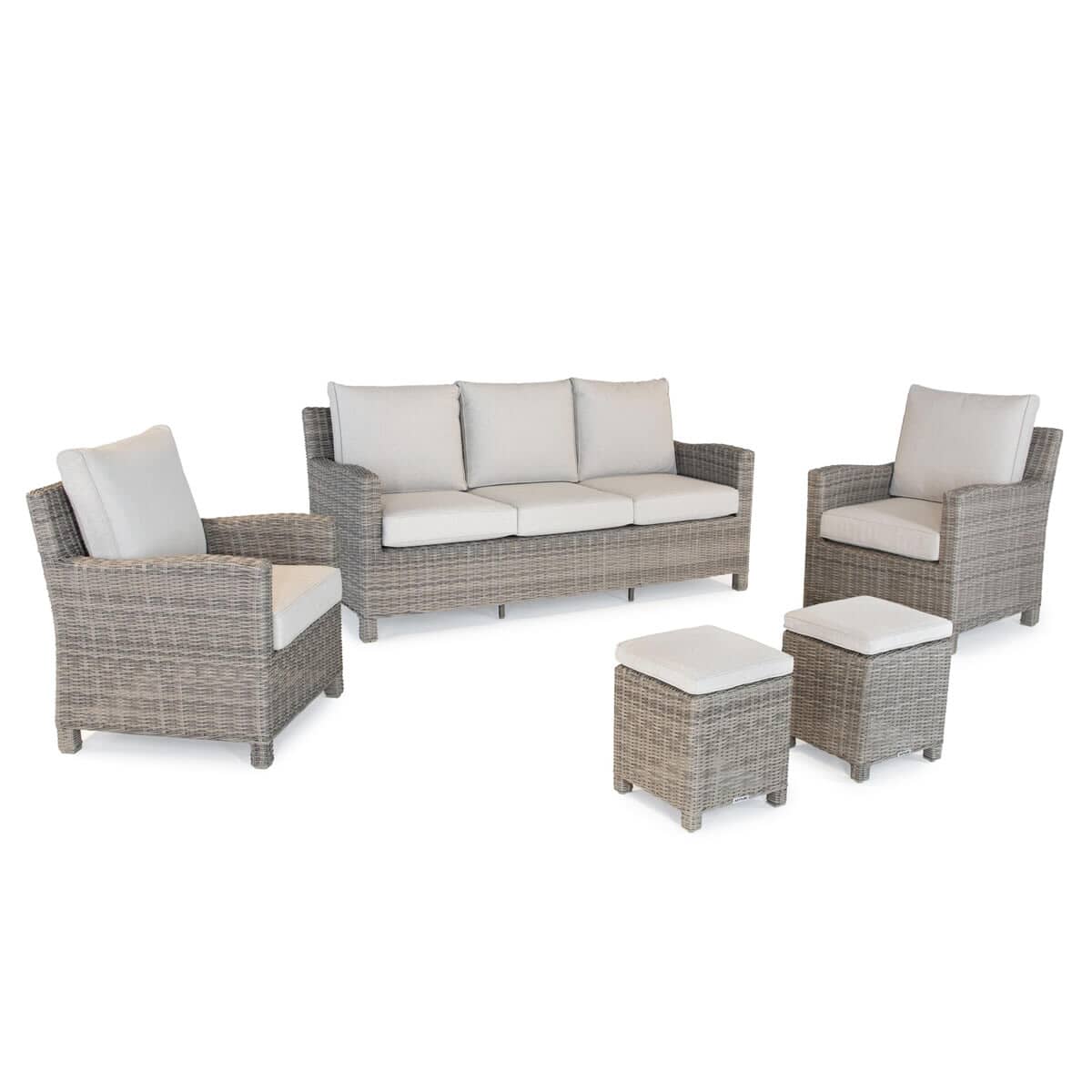 Kettler Palma Signature 3 Seat Sofa Set Oyster without Table