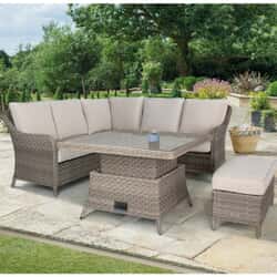 Kettler Signature Charlbury Mini Casual Dining Corner Sofa Set