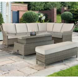 Kettler Signature Charlbury Casual Dining Corner Sofa Set
