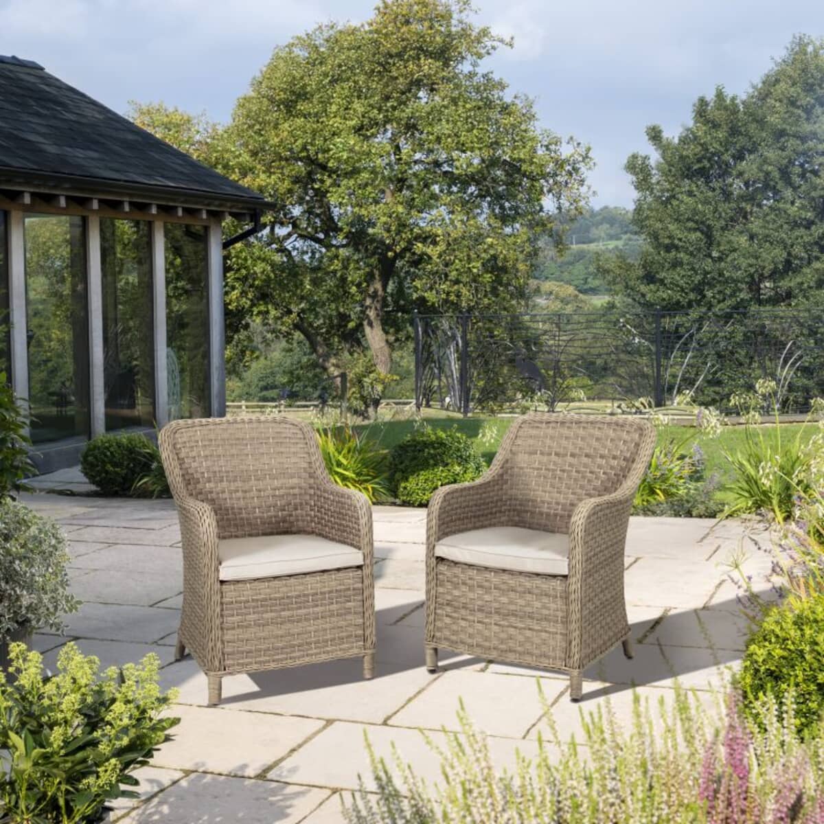 Kettler Charlbury Signature Dining Chair (PAIR) inc Seat Pads