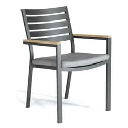 Kettler elba Signature Dining Chair inc Seat Pad Grey