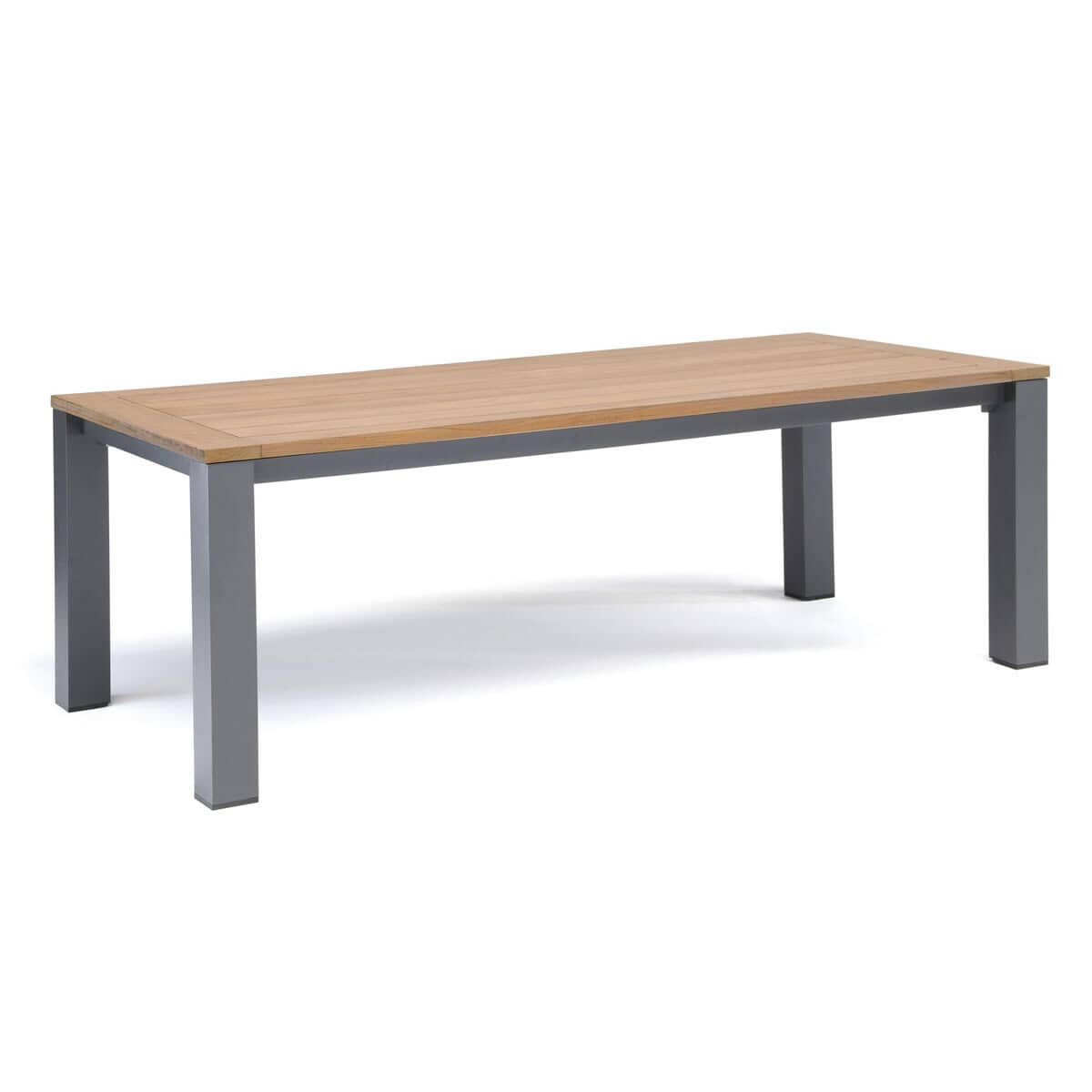 Kettler elba Signature 220 x 100cm Dining Table Teak/Anthracite Rich Teak