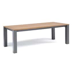 Kettler elba Signature 220 x 100cm Dining Table Teak/Anthracite Rich Teak