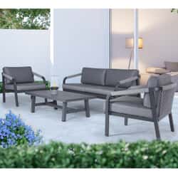 Kettler Corus Rope 4 Seat Lounge Sofa Set