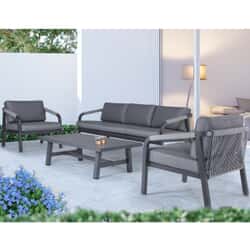 Kettler Corus Rope 5 Seat Lounge Sofa Set
