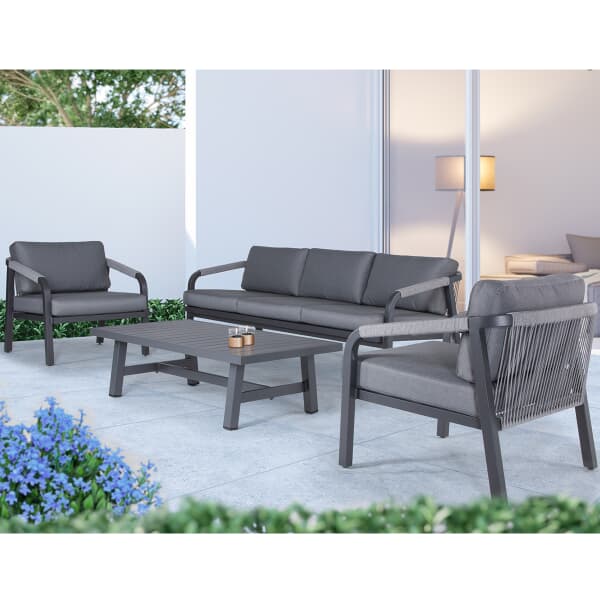 Kettler Corus Rope 5 Seat Lounge Sofa Set