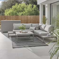 Kettler Marina Corner Lounge Casual Dining Set with Coffee Table