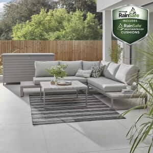 Kettler Marina Corner Lounge Casual Dining Set with Coffee Table
