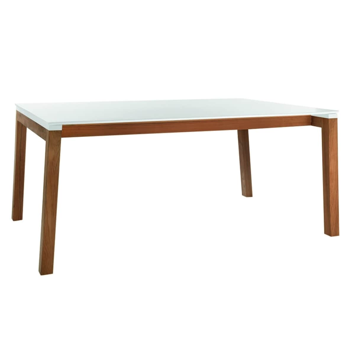 Kettler 160x95 Resin Top Table Wite/Teak (01006214400) Garden