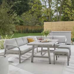 Kettler Como Corner Sofa Casual Dining Lounge Set with Footstools