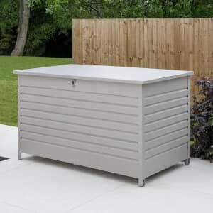 Kettler Pebble Large Cushion Storage Box Aluminium