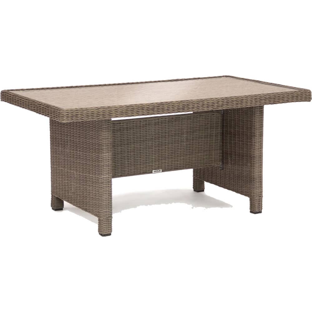 Kettler Palma Table Glass Top - Rattan
