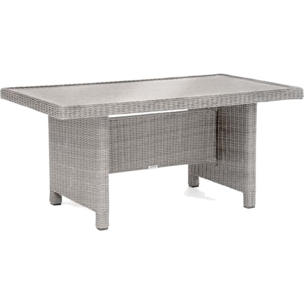 Kettler Palma Table Glass Top - White Wash