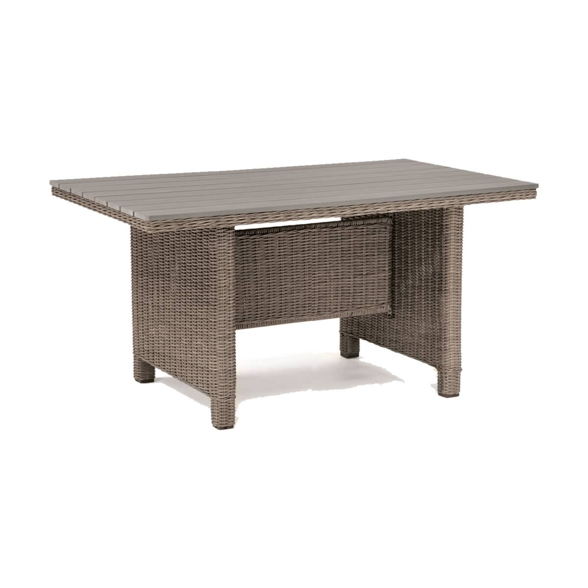 Kettler Palma Mini Table 100 x 80cm Rattan With Slat Top (0193317