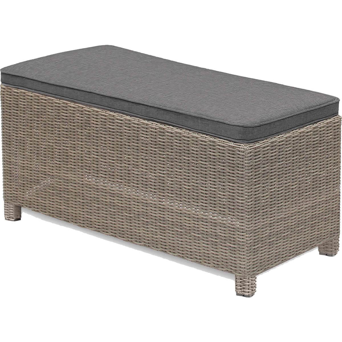 Kettler Palma Bench Rattan with Taupe Cushion (01933182100) Garden Furniture World