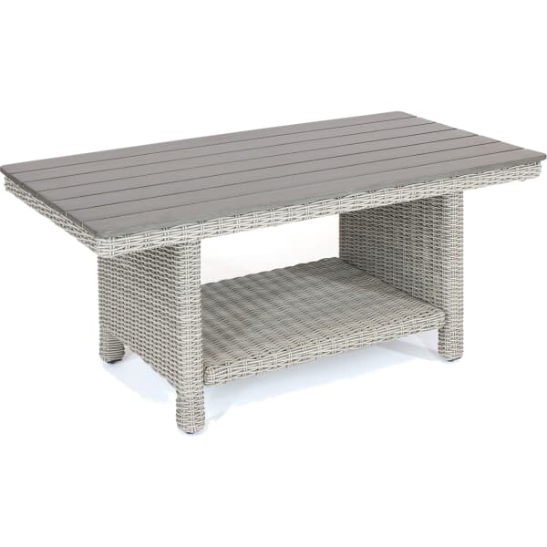 Kettler Palma Coffee Table White Wash (01933235510) Garden Furniture World
