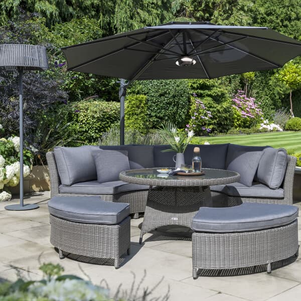 Kettler Palma Round Set Rattan - (0193347-2100C) - Garden Furniture World