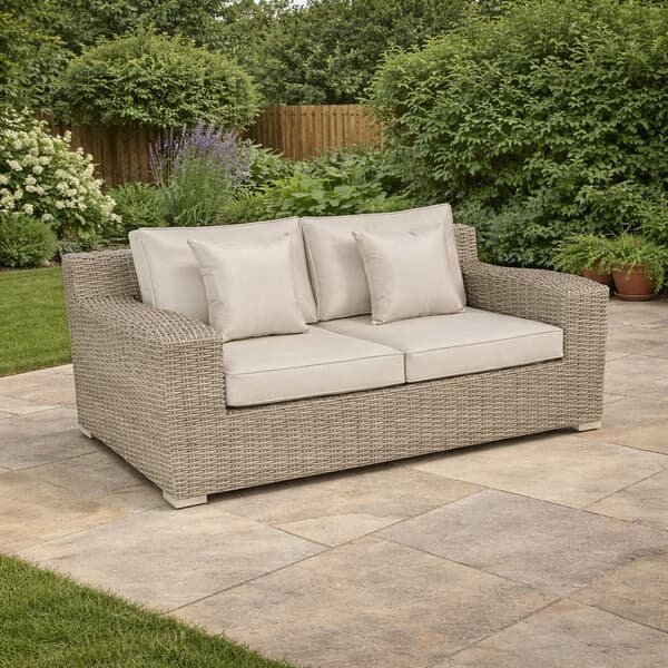 Kettler Palma Luxe 2 Seat Sofa Oyster/Stone