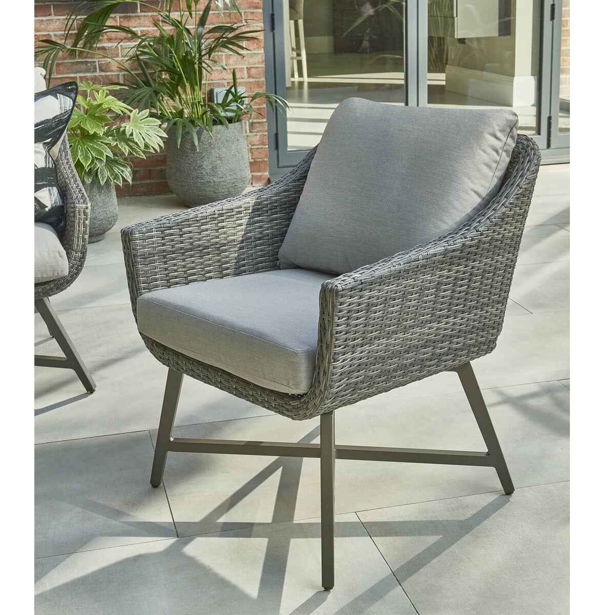 Kettler LaMode Lounge Armchair Pair with Cushions