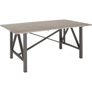 Kettler LaMode - Dining Table 180 x 90cm with Aluminium Hand Painted Slat Top